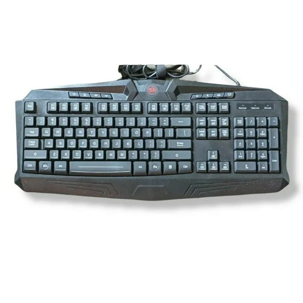 Redragon Gaming Keyboard Headphones Combo S101 Wired RGB Backlight Black